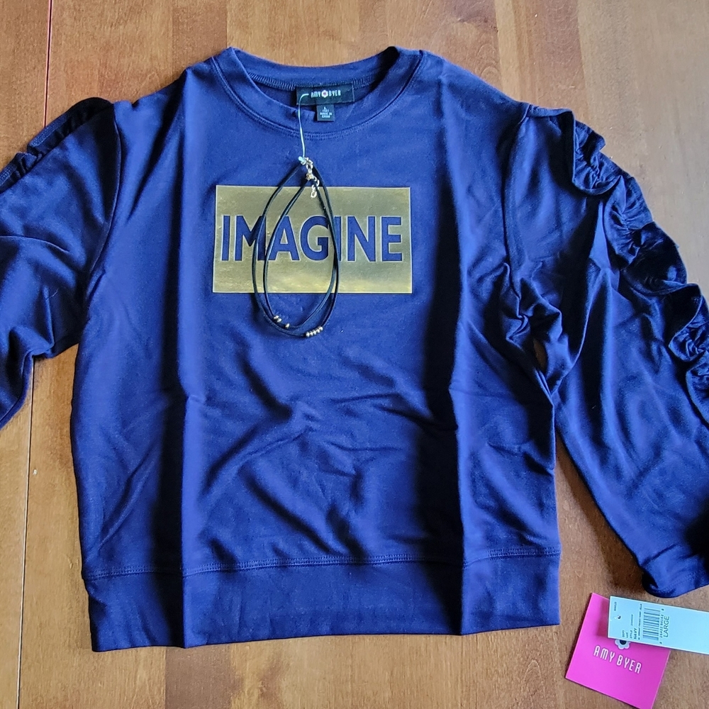 Amy Byer Girls Imagine Ruffle Top